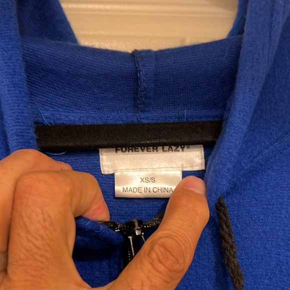 Forever lazy onesie, blue size large - Picture 4 of 9